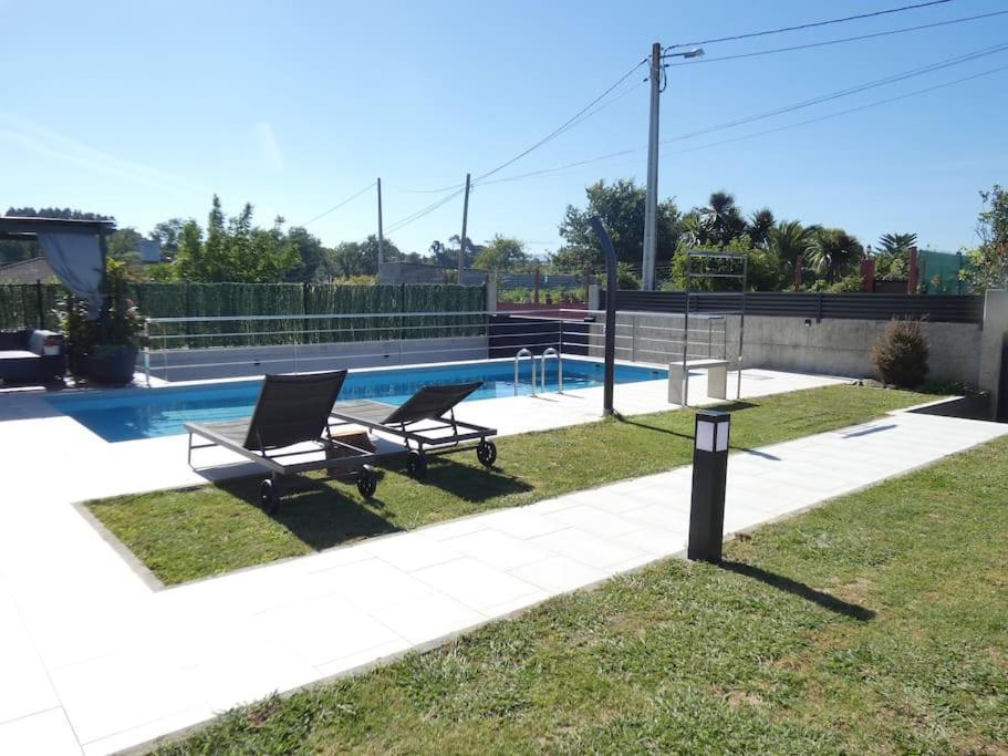 Chalet De Diseno Moderno En Sanxenxo Kültér fotó