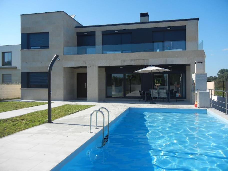 Chalet De Diseno Moderno En Sanxenxo Kültér fotó