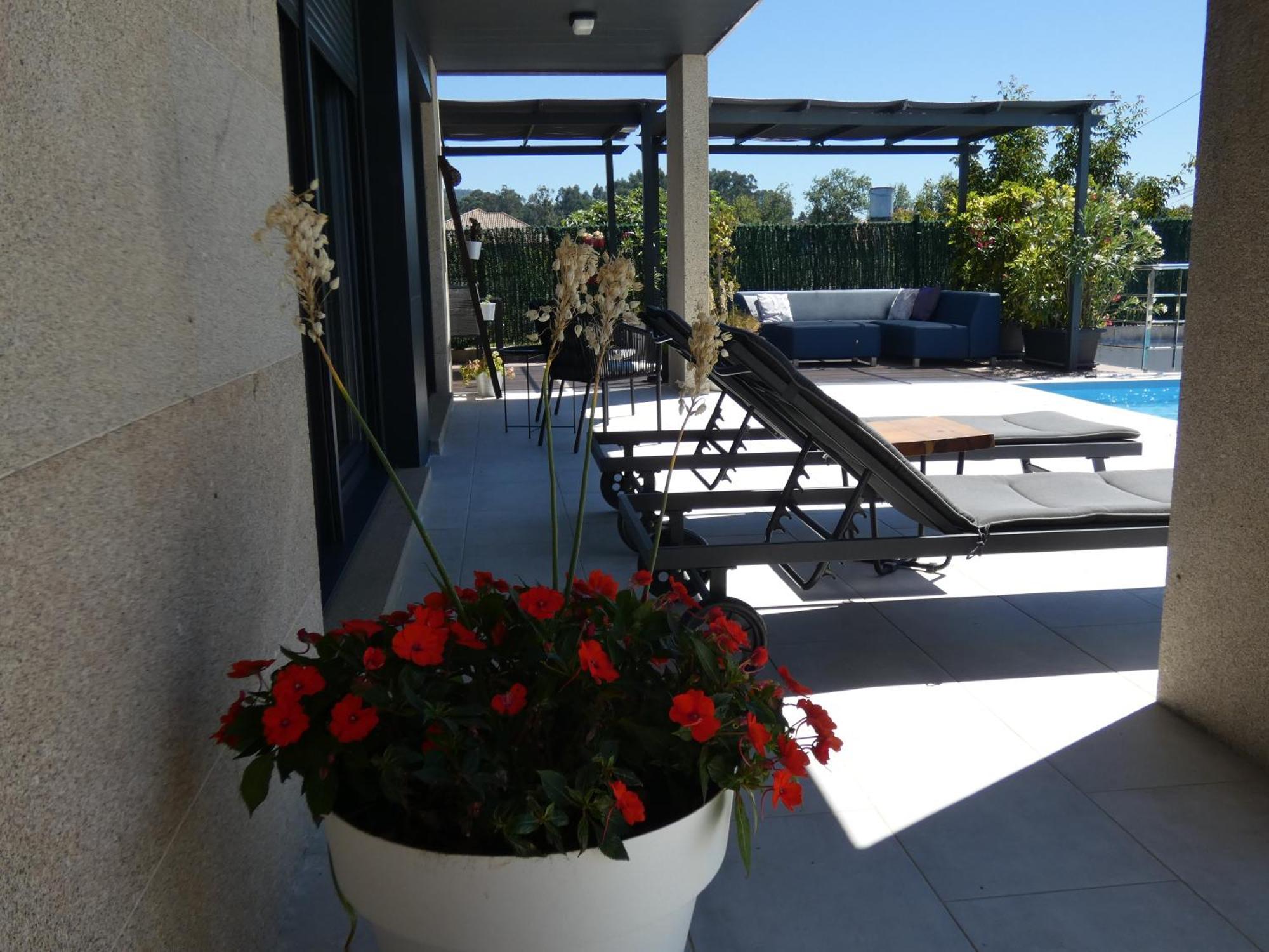 Chalet De Diseno Moderno En Sanxenxo Kültér fotó